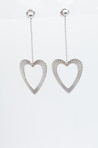 Boucles d'oreilles en acier inoxydable - ARGENT