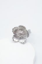 Bague en acier inoxydable ajustable - ARGENT