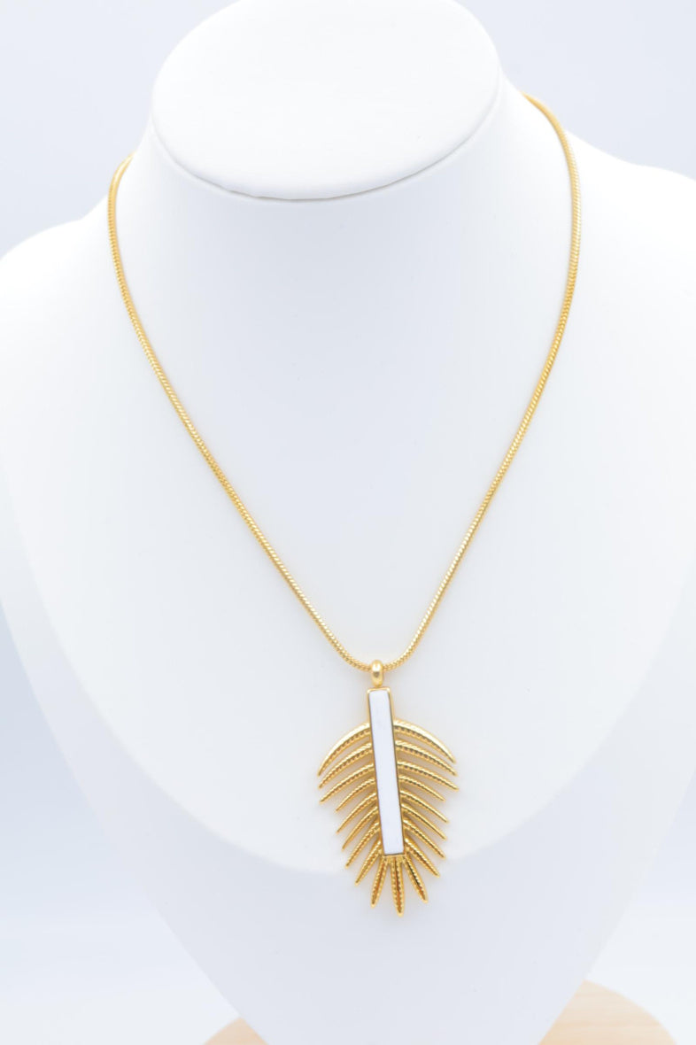 Collier en acier inoxydable - BLANC