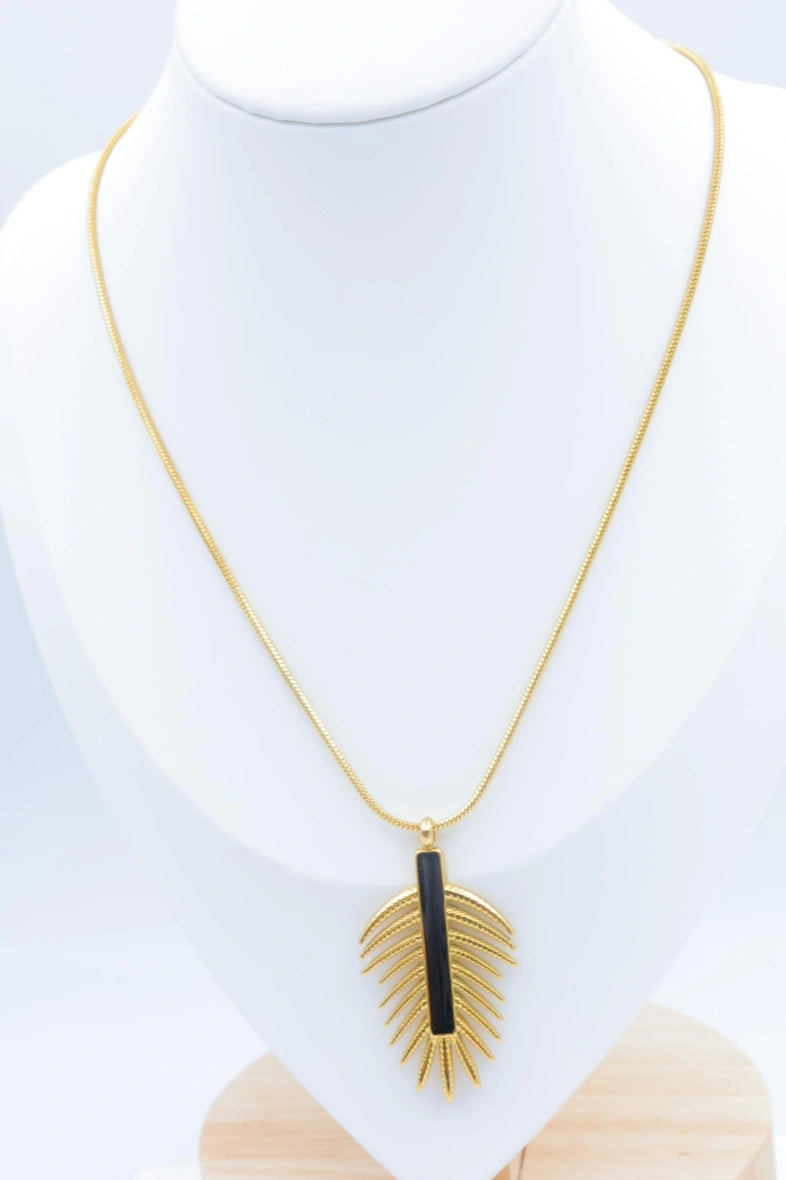Collier en acier inoxydable - NOIR