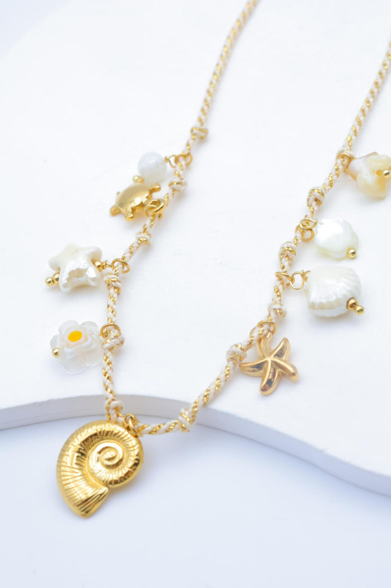 Collier en acier inoxydable - BLANC