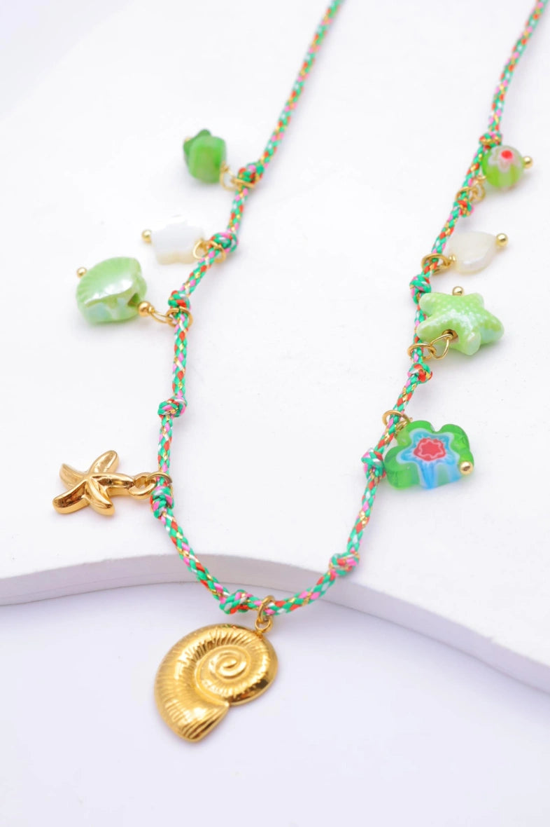 Collier en acier inoxydable - VERT