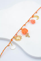 Bracelet en acier inoxydable - ORANGE