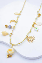 Collier en acier inoxydable - BLANC