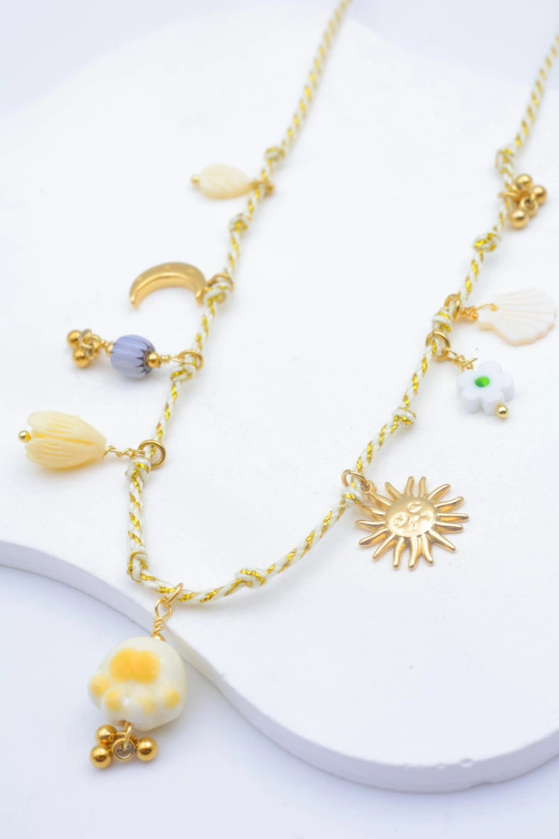 Collier en acier inoxydable - BLANC