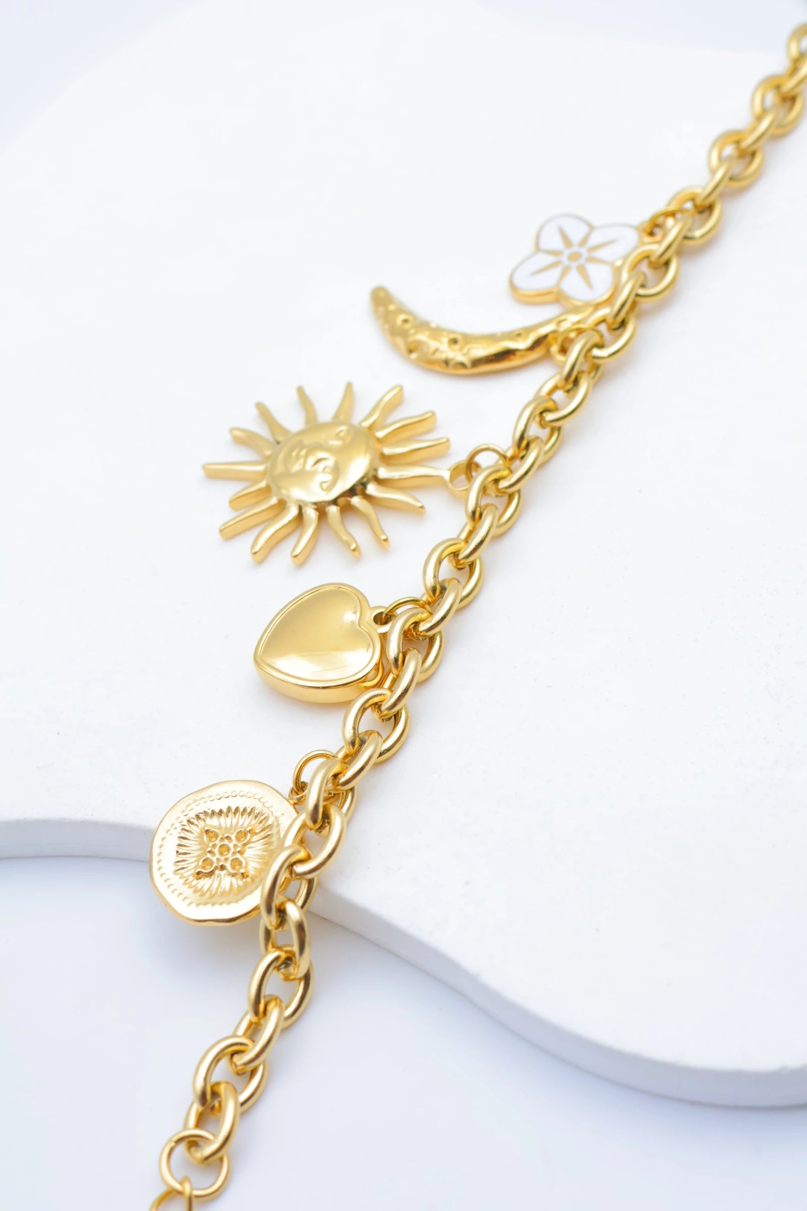 Bracelet en acier inoxydable - BLANC