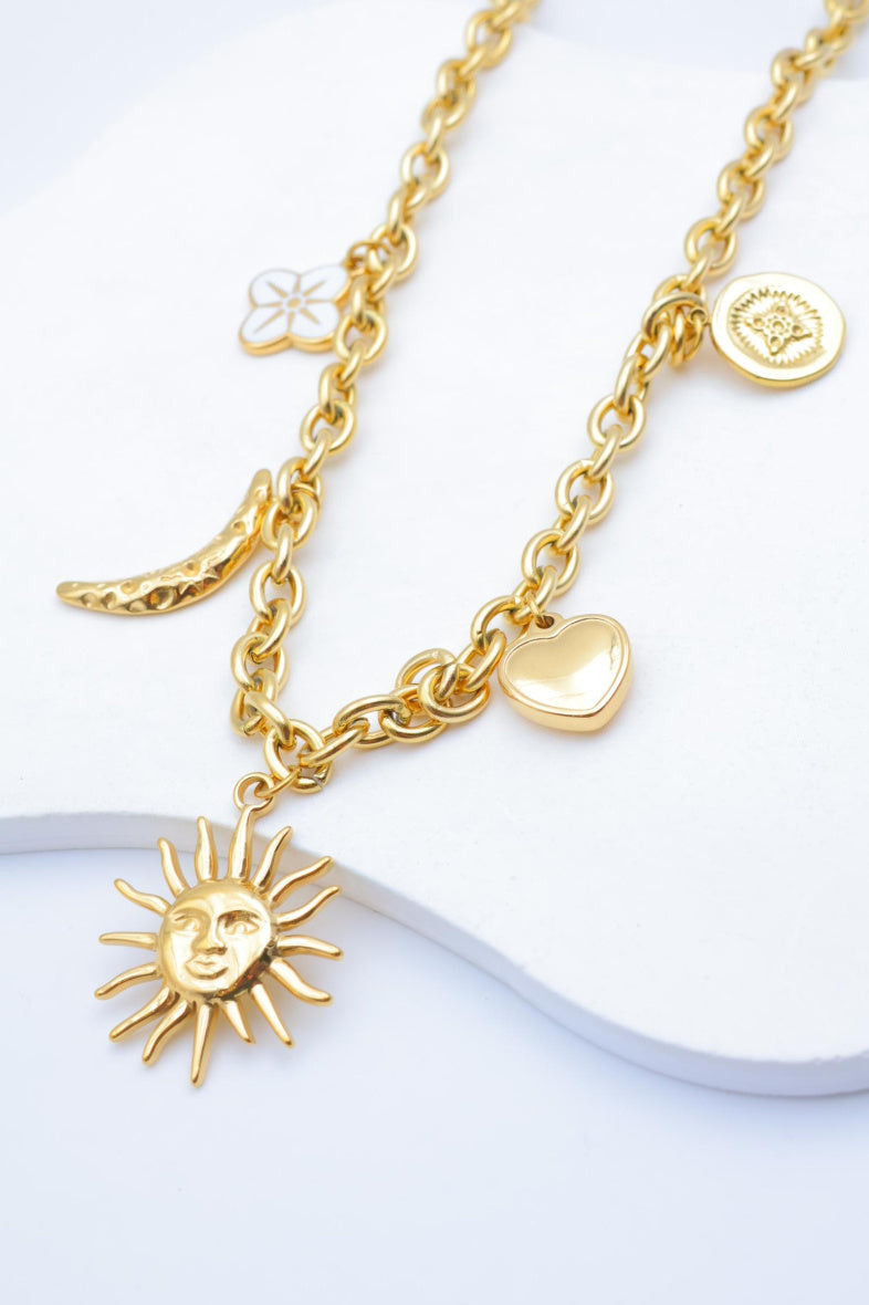 Collier en acier inoxydable - BLANC