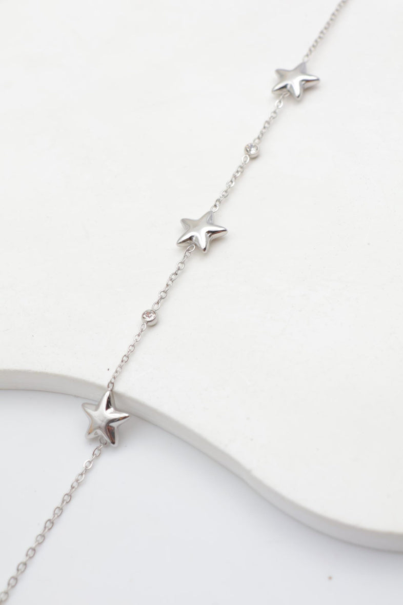 Bracelet en acier inoxydable - ARGENT