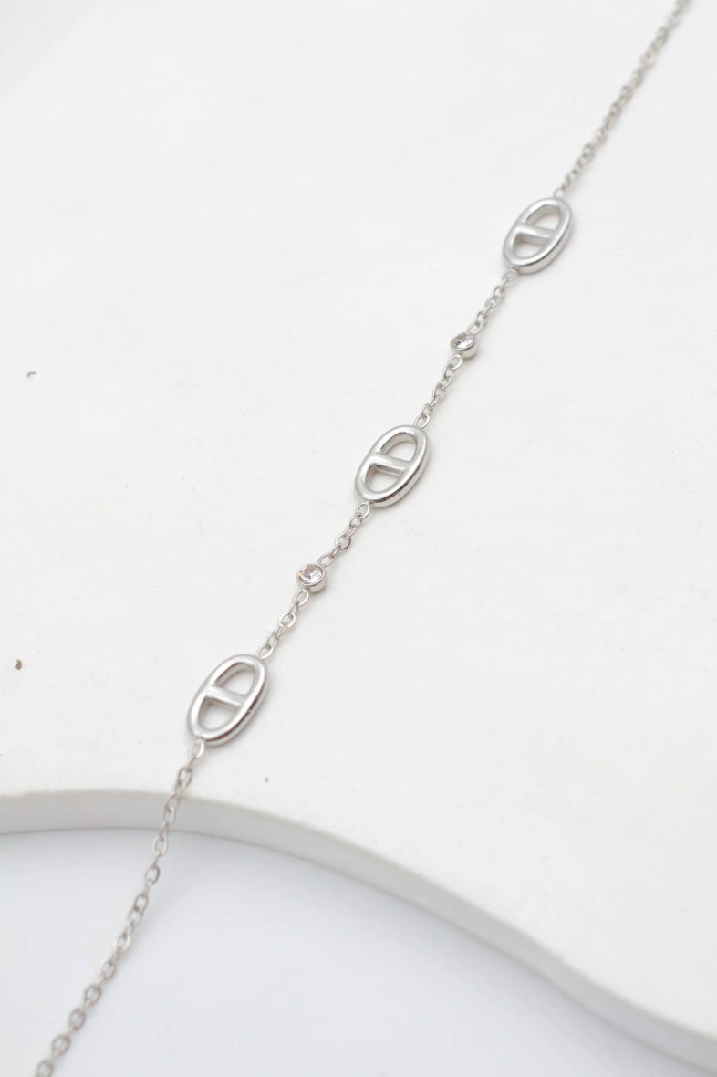 Bracelet en acier inoxydable - ARGENT