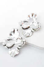 Boucles d'oreilles en acier inoxydable - ARGENT