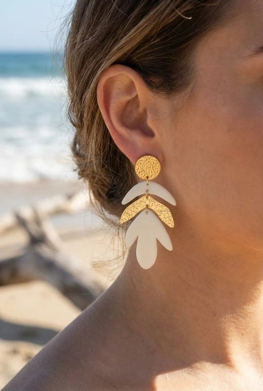Boucles d’oreilles en acier inoxydable
