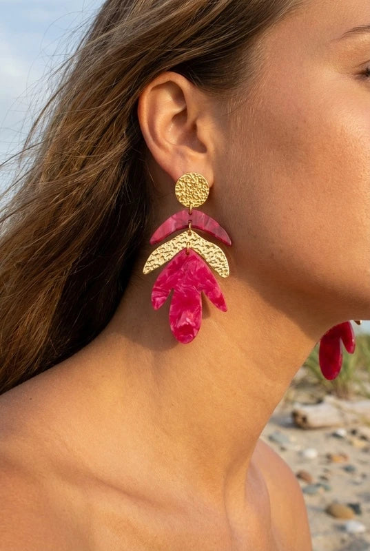 Boucles d’oreilles en acier inoxydable