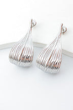 Boucles d'oreilles en acier inoxydable - ARGENT