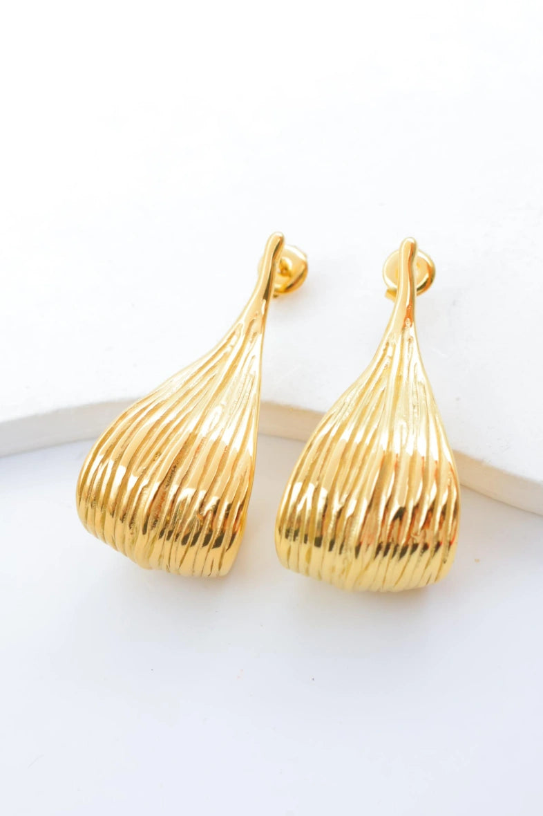 Boucles d'oreilles en acier inoxydable - DORÉ