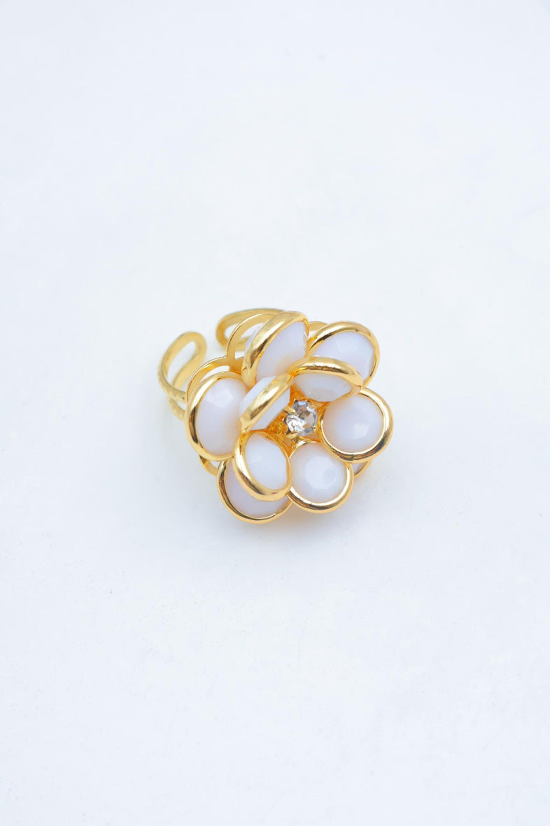 Bague en acier inoxydable ajustable - BLANC