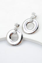 Boucles d'oreilles en acier inoxydable - ARGENT