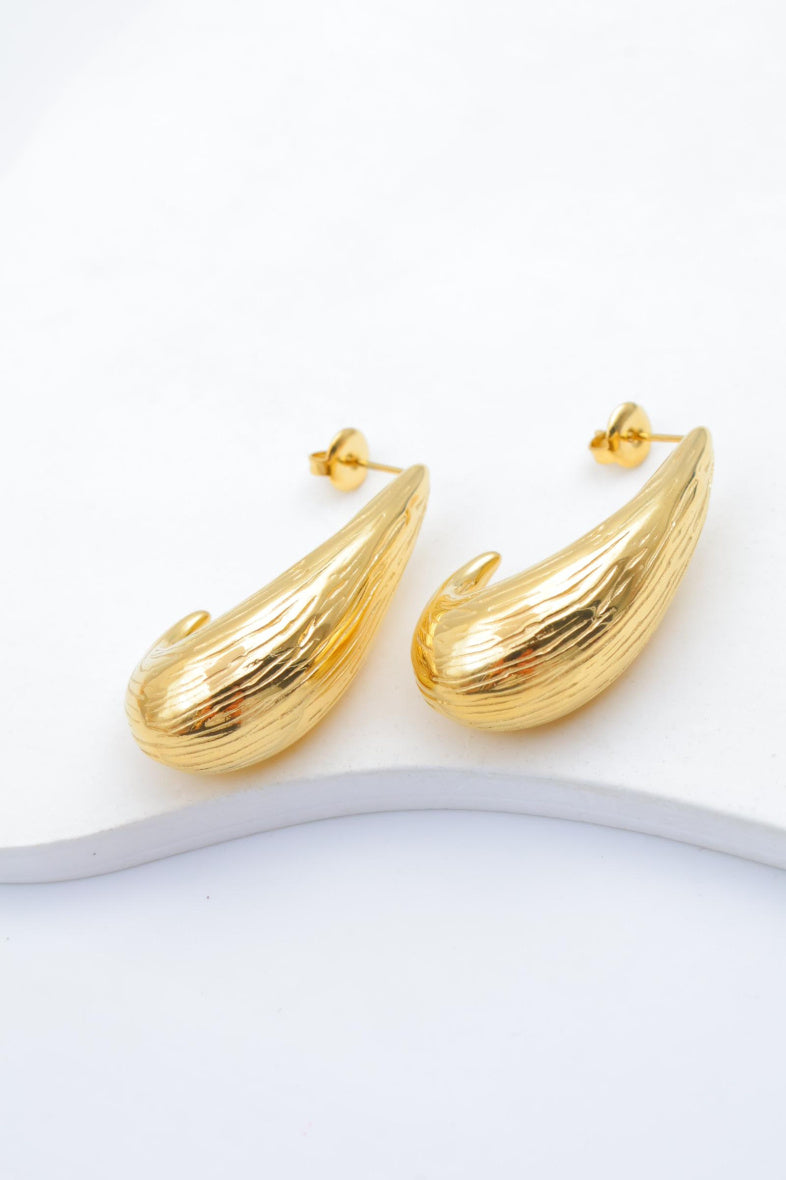 Boucles d'oreilles en acier inoxydable - DORÉ