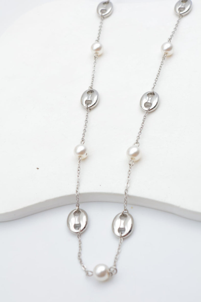 Collier en acier inoxydable - ARGENT