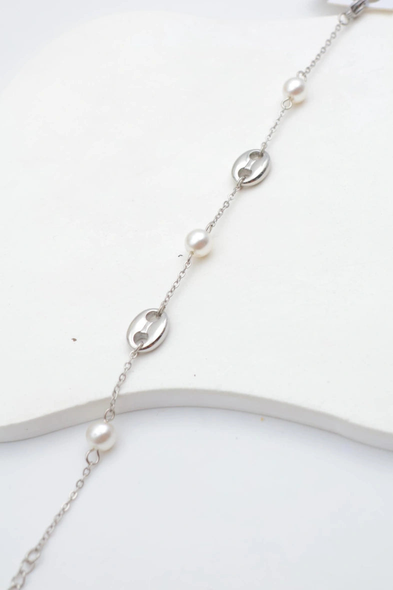 Bracelet en acier inoxydable - ARGENT
