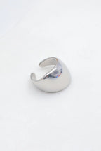 Bague en acier inoxydable ajustable - ARGENT