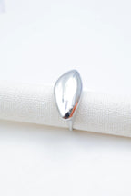 Bague en acier inoxydable ajustable - ARGENT