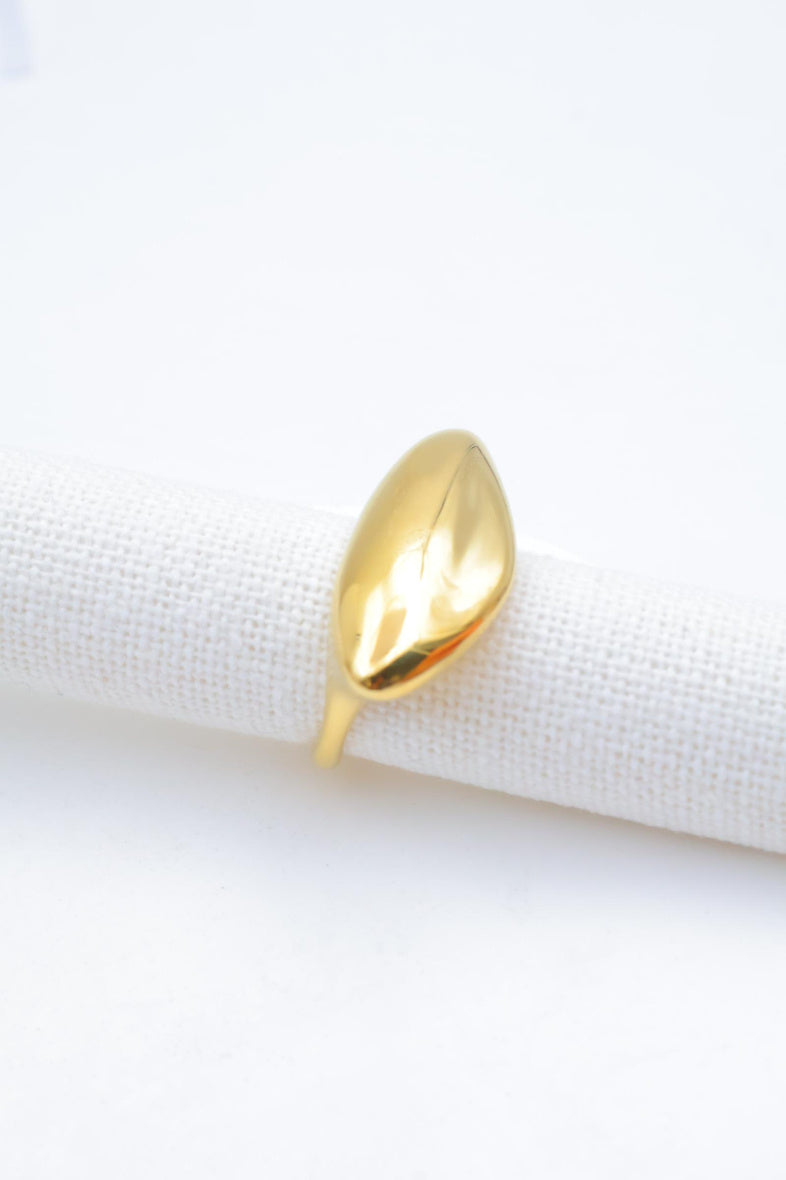 Bague en acier inoxydable ajustable - DORÉ