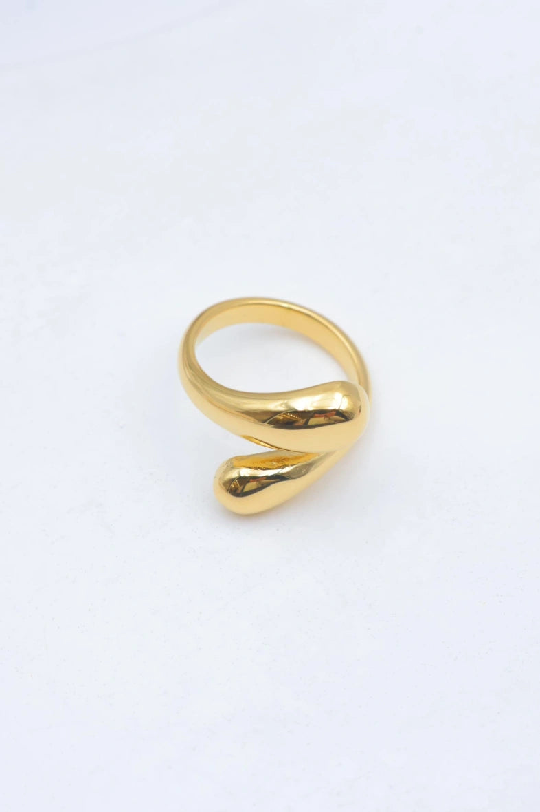 Bague en acier inoxydable ajustable - DORÉ