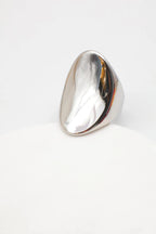 Bague en acier inoxydable ajustable - ARGENT