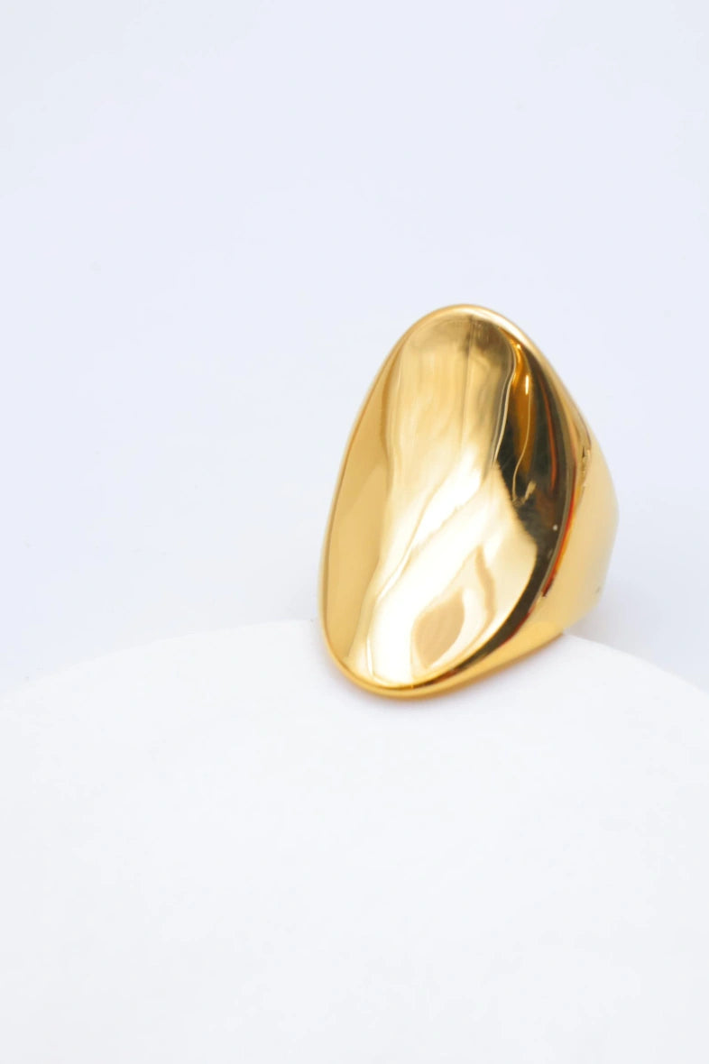 Bague en acier inoxydable ajustable - DORÉ