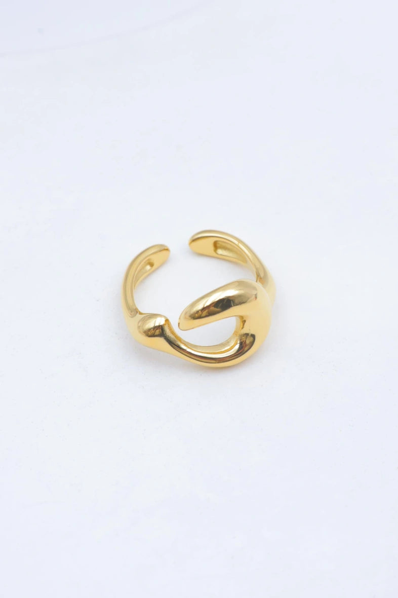 Bague en acier inoxydable ajustable - DORÉ