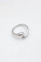 Bague en acier inoxydable ajustable - ARGENT