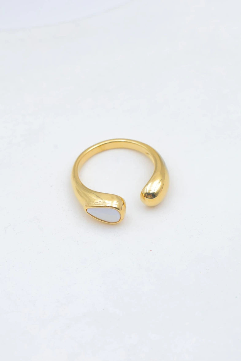 Bague en acier inoxydable ajustable - DORÉ