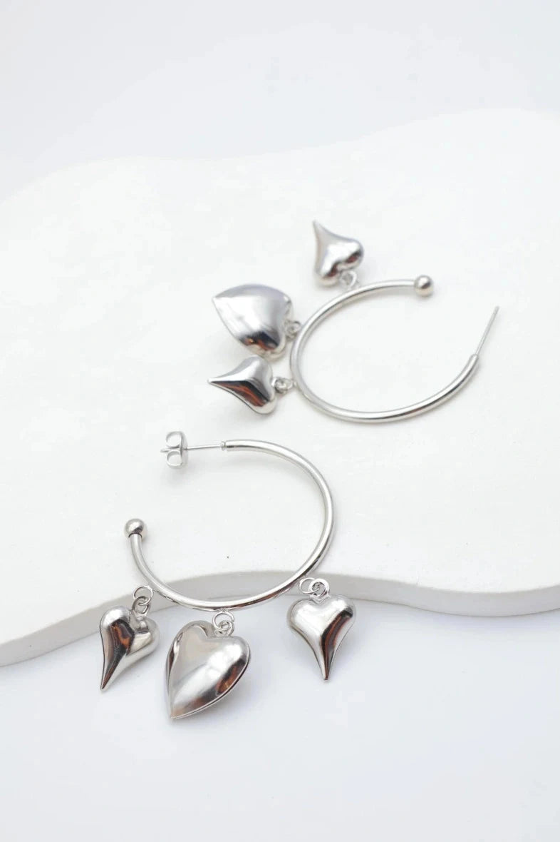 Boucles d’oreilles en acier inoxydable