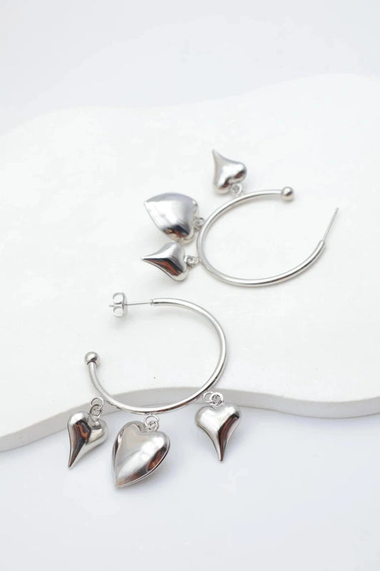 Boucles d’oreilles en acier inoxydable