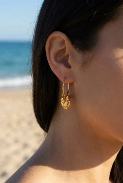 Boucles d’oreilles en acier inoxydable