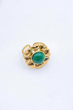 Bague en acier inoxydable ajustable - VERT