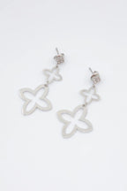 Boucles d'oreilles en acier inoxydable - ARGENT
