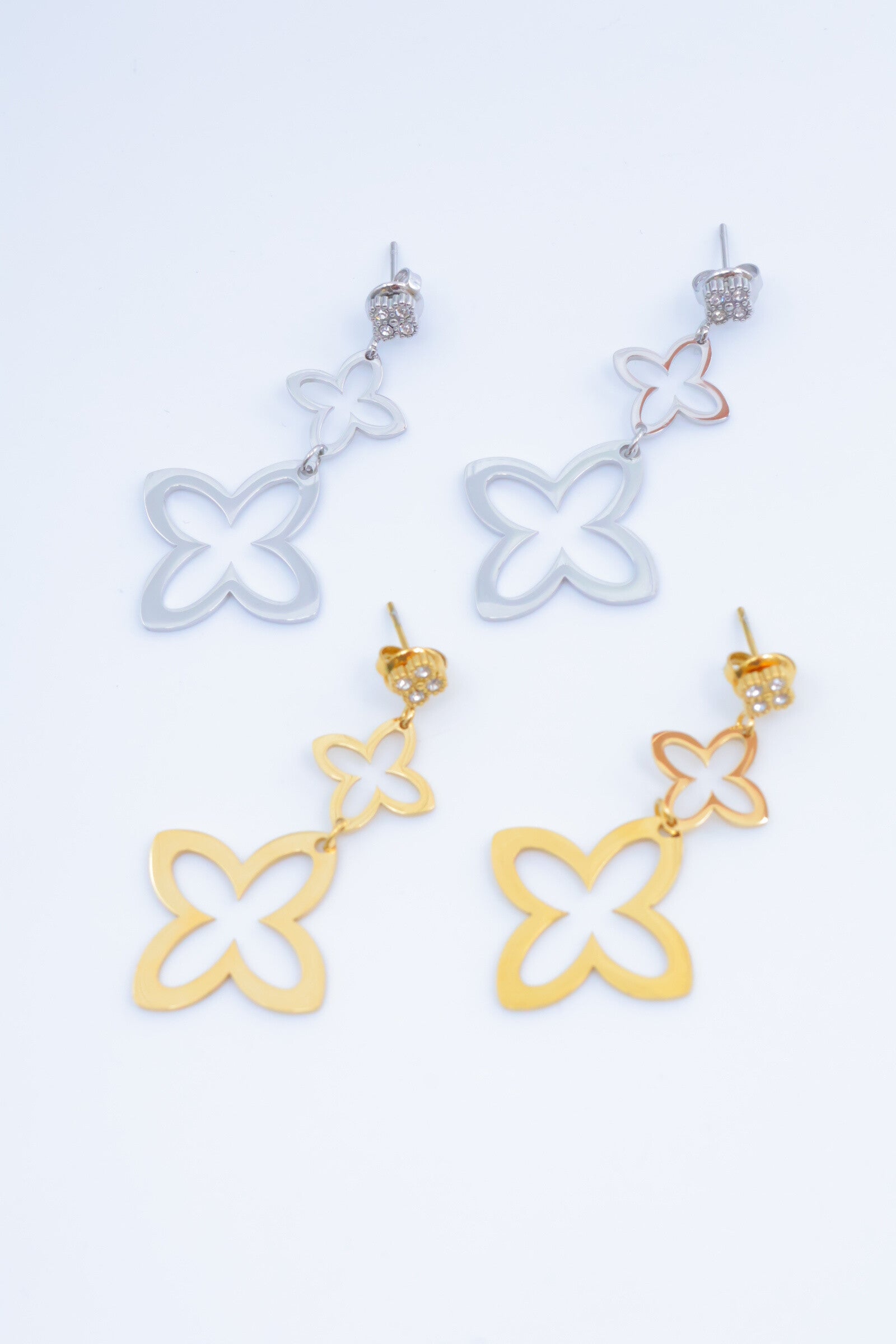 Boucles d'oreilles en acier inoxydable - DORÉ