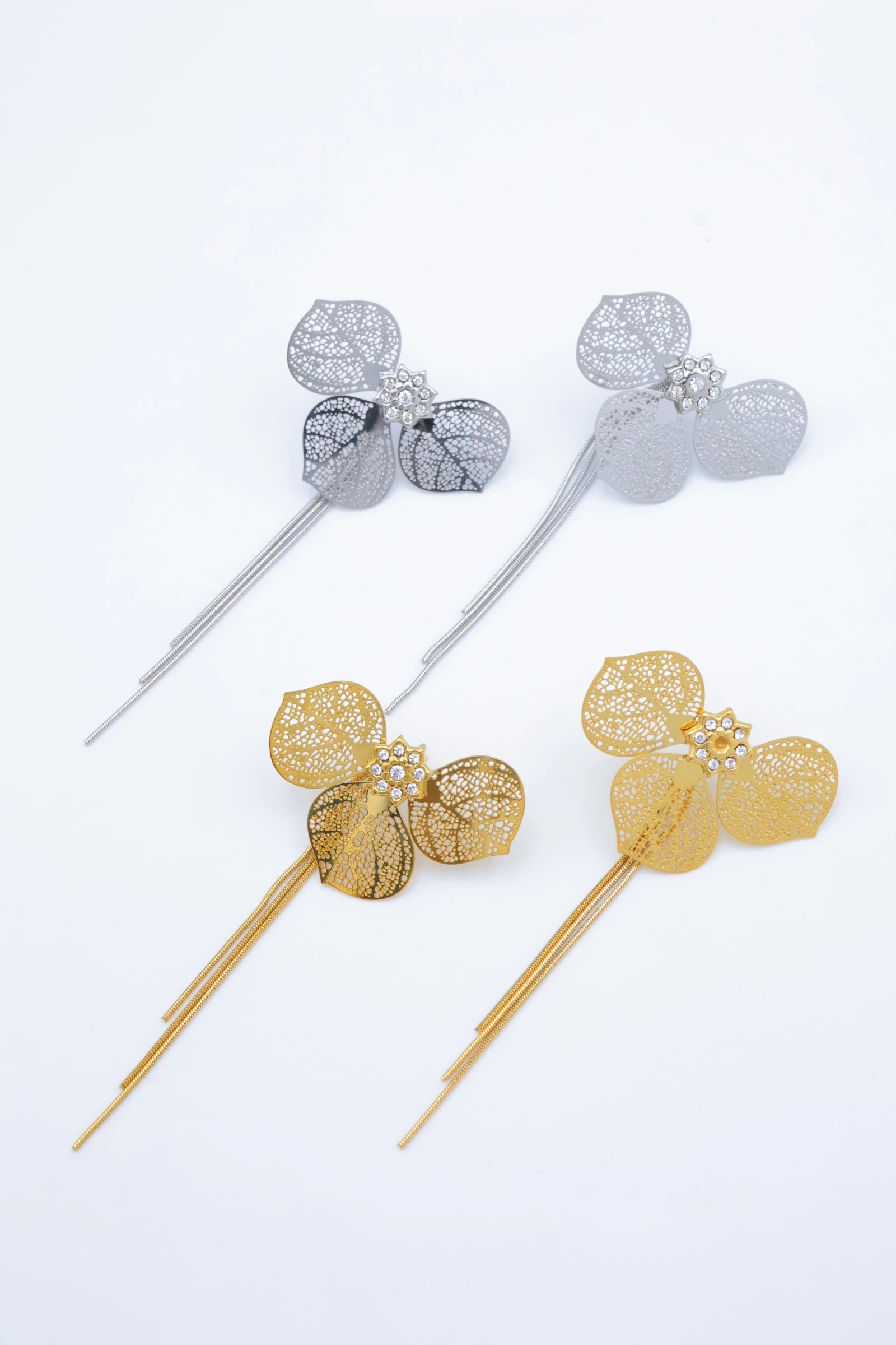 Boucles d'oreilles en acier inoxydable - DORÉ