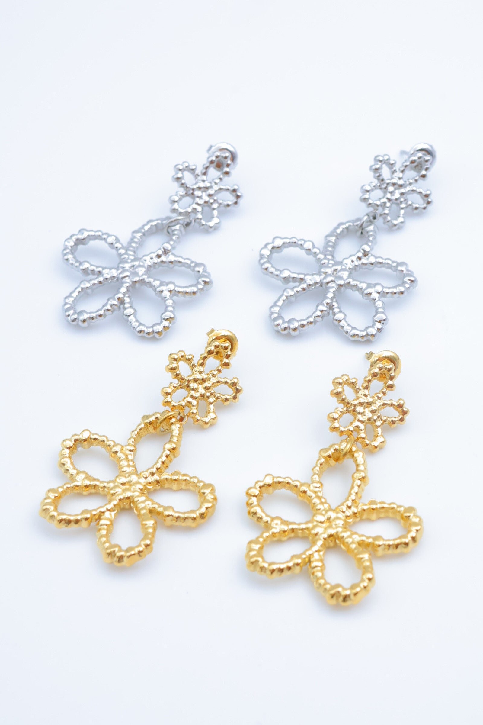 Boucles d'oreilles en acier inoxydable - DORÉ