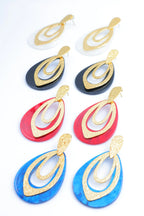 Boucles d'oreilles en acier inoxydable - NOIR