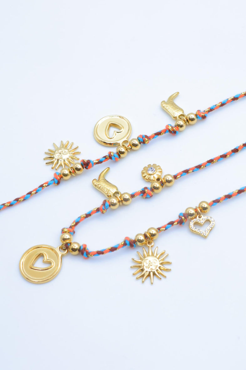 Parure de bijoux en acier inoxydable - MULTICOLORE