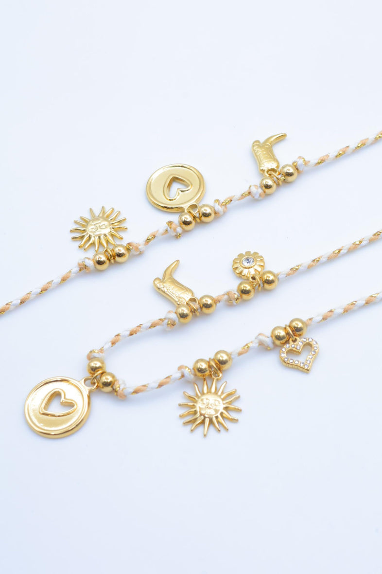 Parure de bijoux en acier inoxydable - ÉCRU