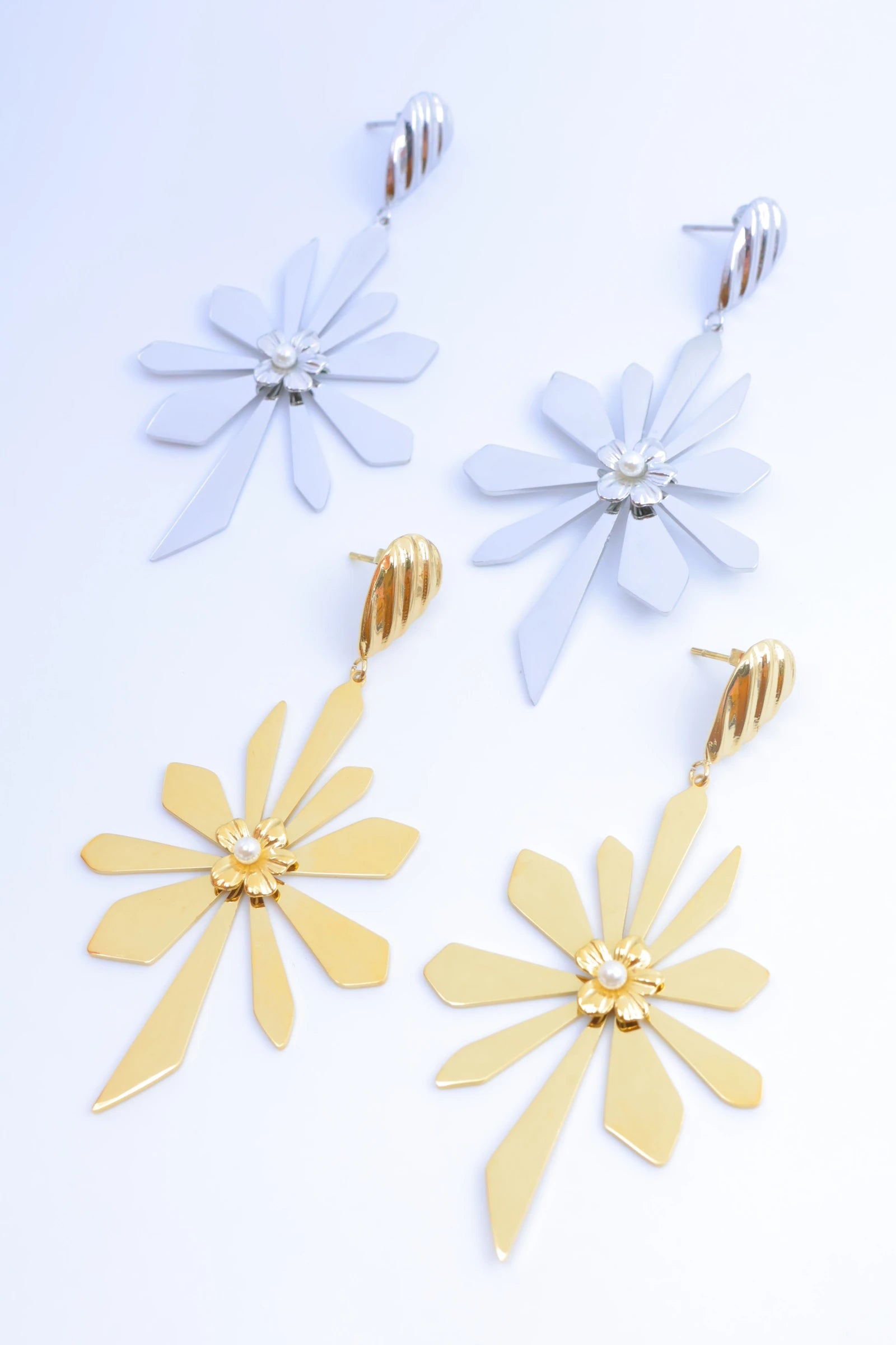 Boucles d'oreilles en acier inoxydable - DORÉ