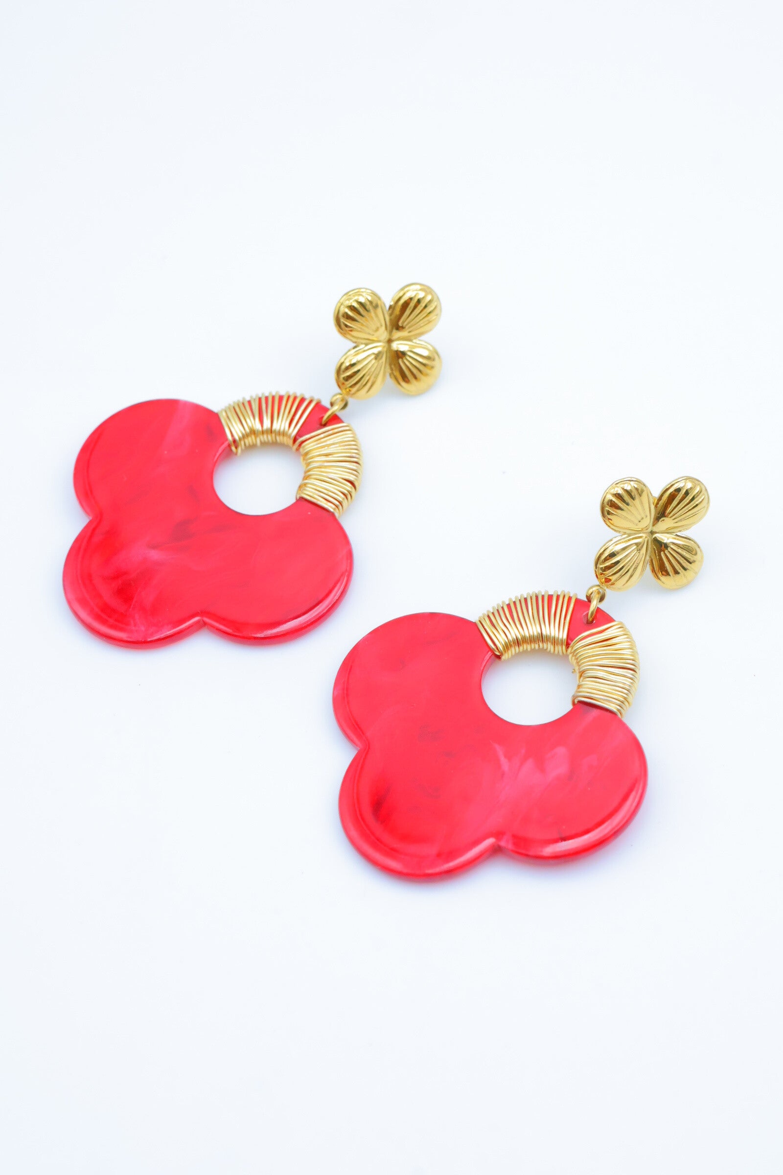 Boucles d'oreilles en acier inoxydable - BOURGOGNE