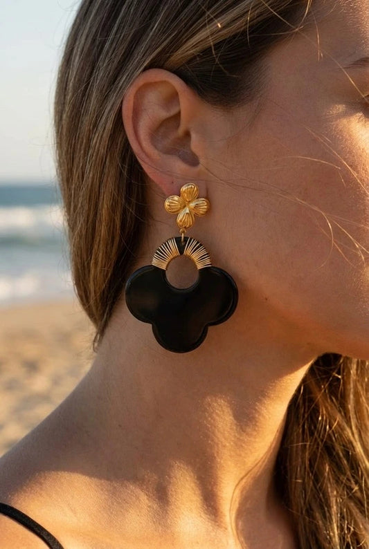 Boucles d’oreilles en acier inoxydable
