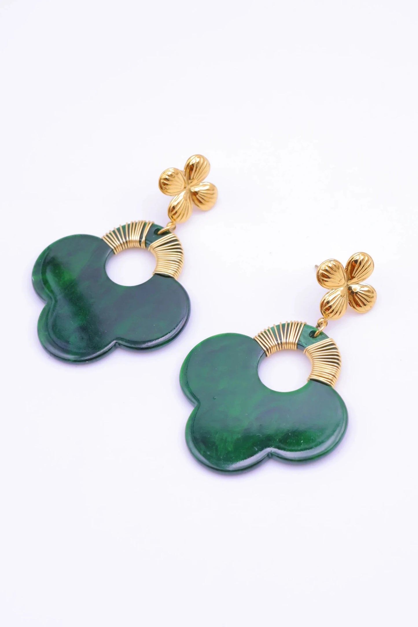 Boucles d’oreilles en acier inoxydable
