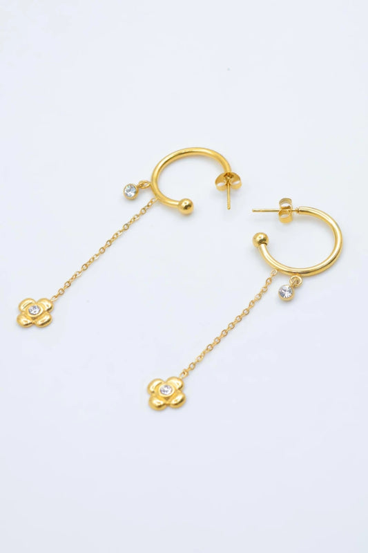 Boucles d’oreilles en acier inoxydable