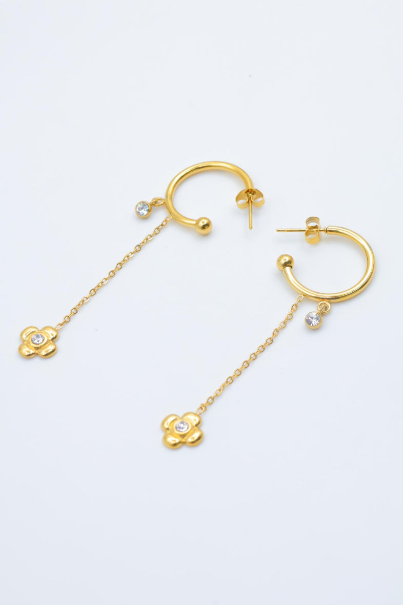 Boucles d'oreilles en acier inoxydable - DORÉ