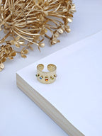 Bague en acier inoxydable ajustable - MULTICOLORE